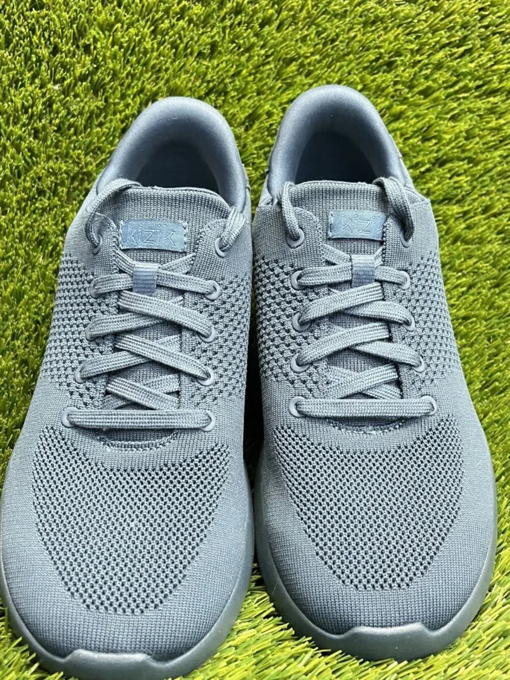 Kizik Lima Mens Size 9EE Blue‎ Athletic Running Hand Free Knit Shoes Sneakers